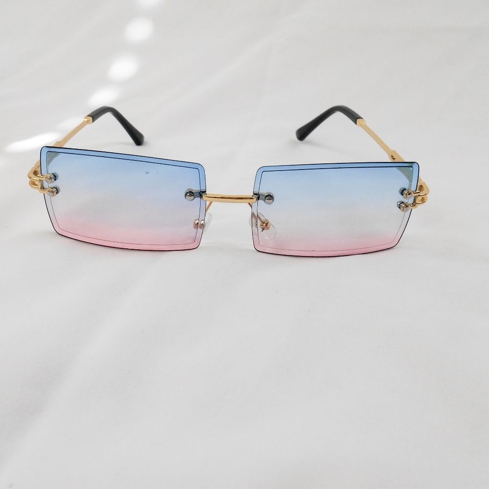 Gradient Rimless Sunglasses